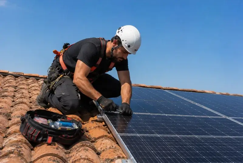 Maintenance et monitoring de panneaux solaires à Cessy