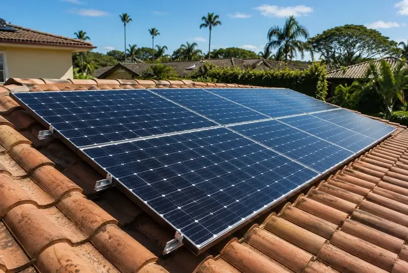 Installation de panneaux solaires à Cessy